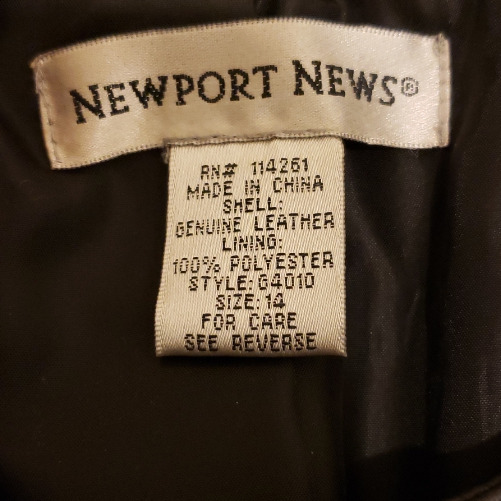 Pleather fitted black jacket - Picture 4 of 4
